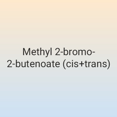 Methyl 2-bromo-2-butenoate (cis+trans)